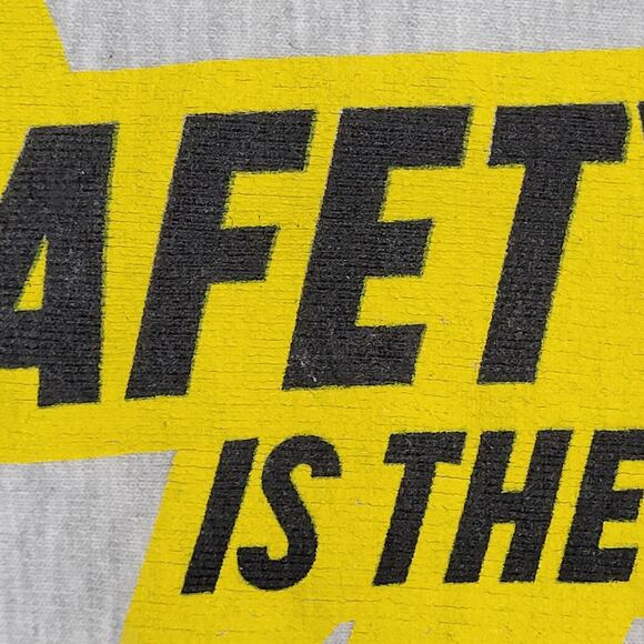 Vintage 80s Pickus Construction Sweatshirt XL 24x24 Crop Boxy USA - Picture 16 of 16